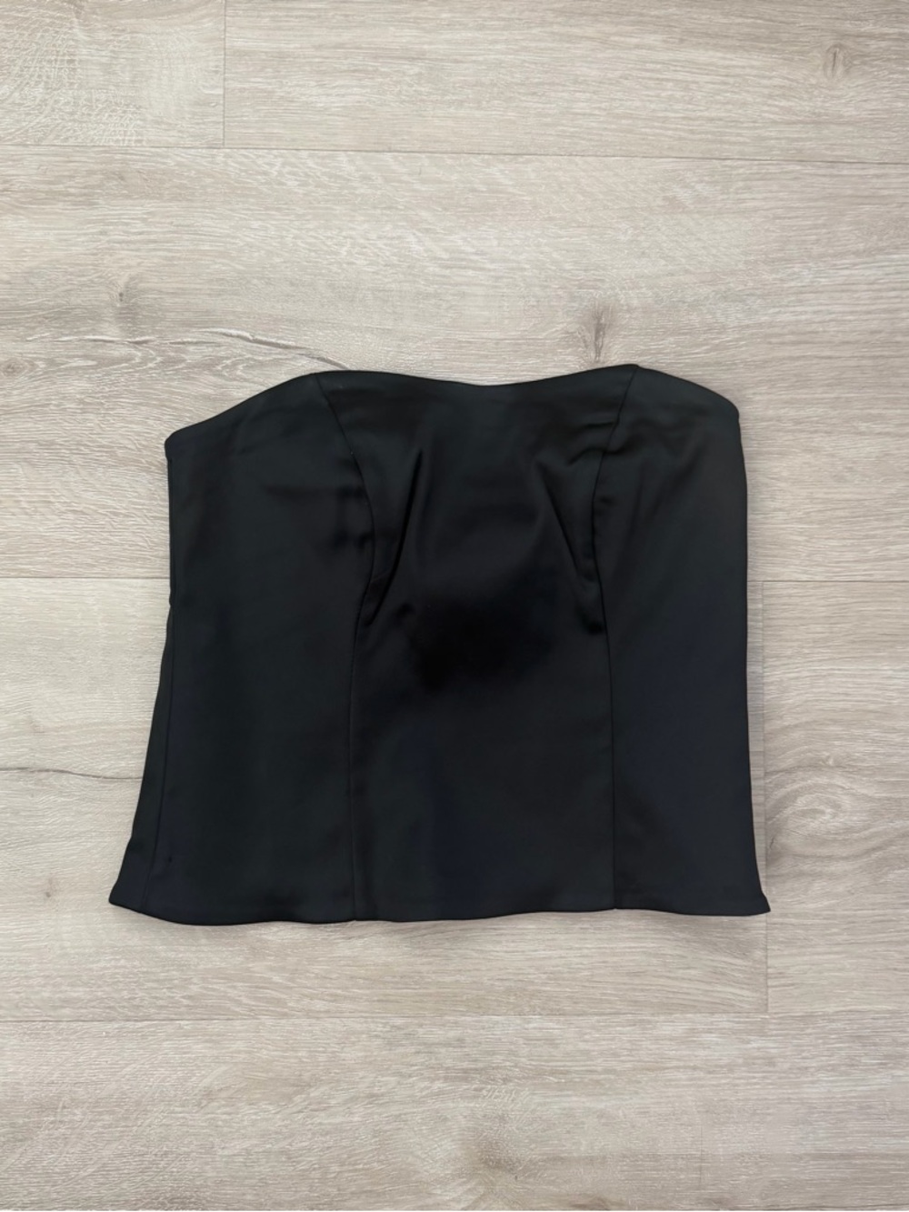 Abercrombie and Fitch Black Tube Top Strapless Corset